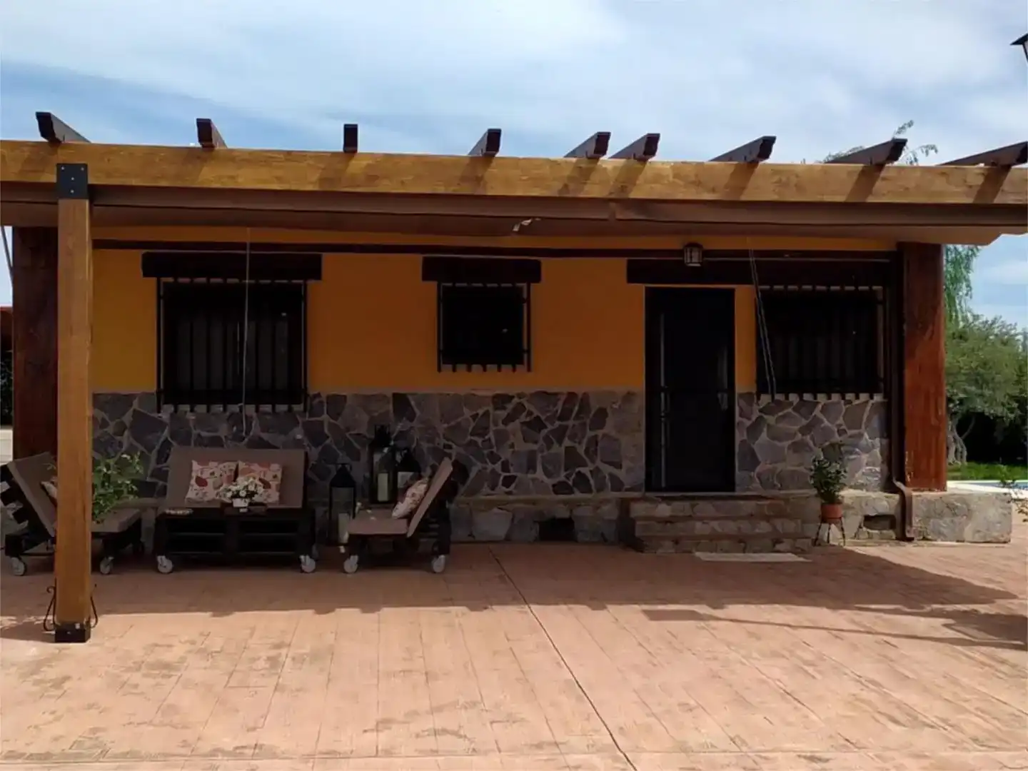 Jardín de Casa o chalet en venta en Badajoz Capital con Aire acondicionado y Piscina