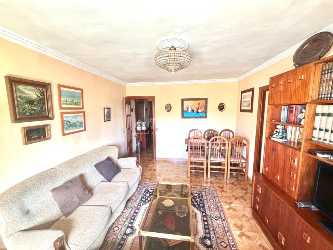 Living room of Flat for sale in  Madrid Capital  with Heating and Terrace