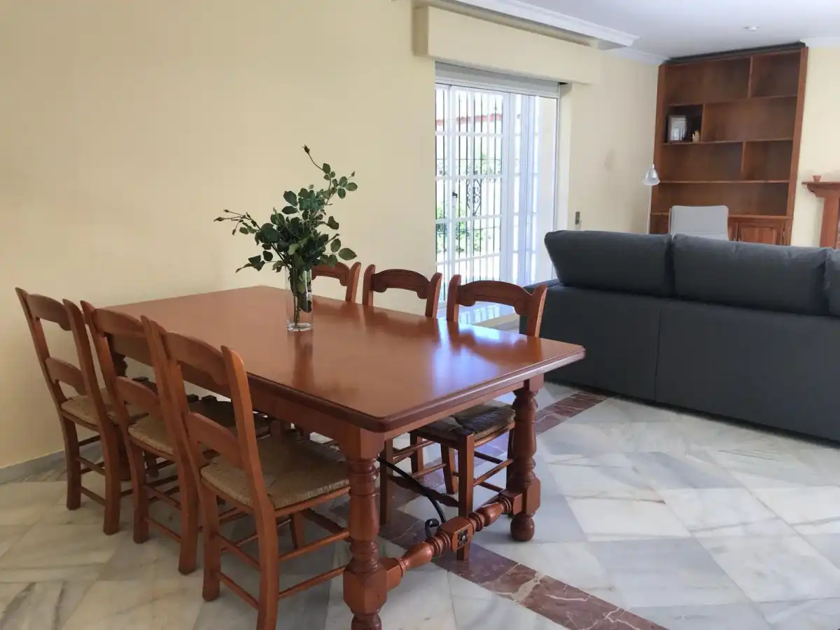 Comedor de Casa o chalet de alquiler en Conil de la Frontera con Aire acondicionado, Terraza y Amueblado