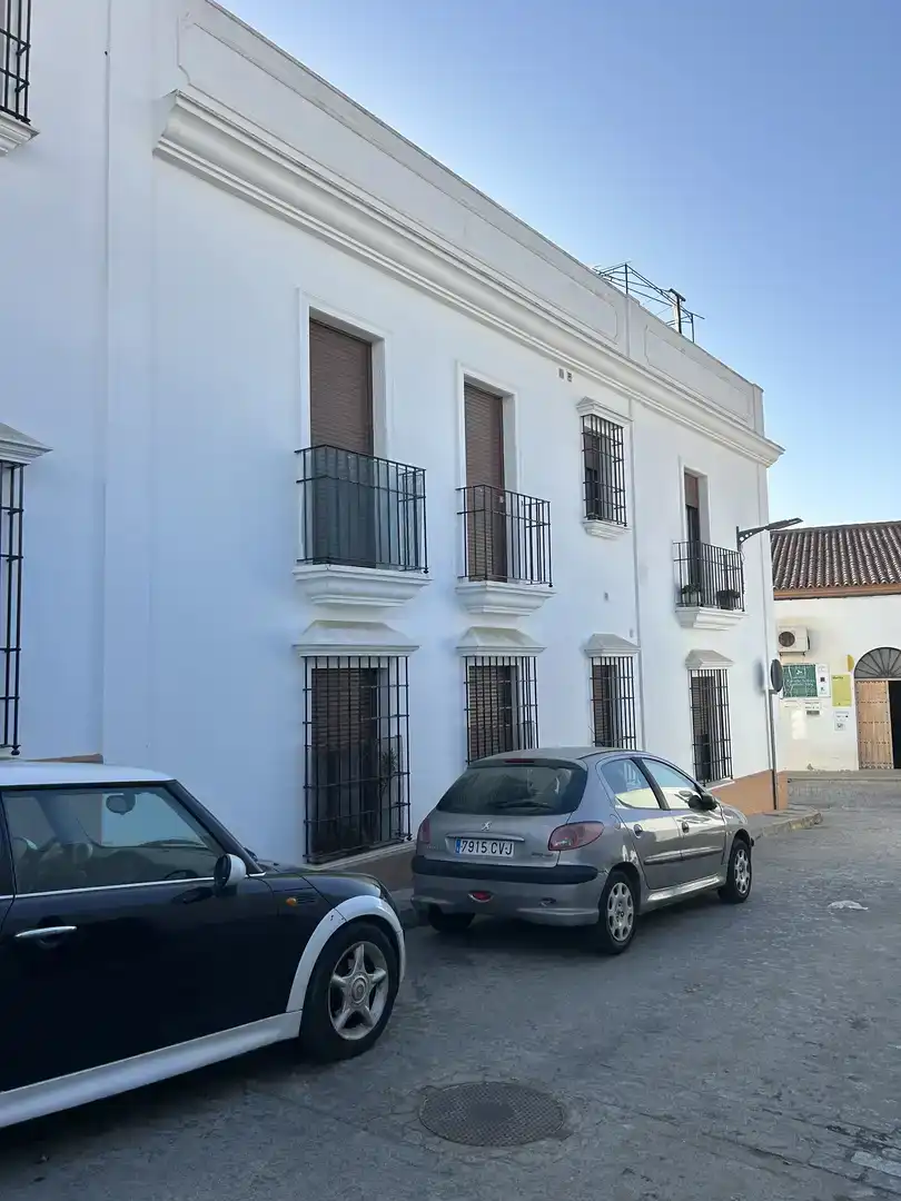 Vista exterior de Piso en venta en Moguer con Balcón