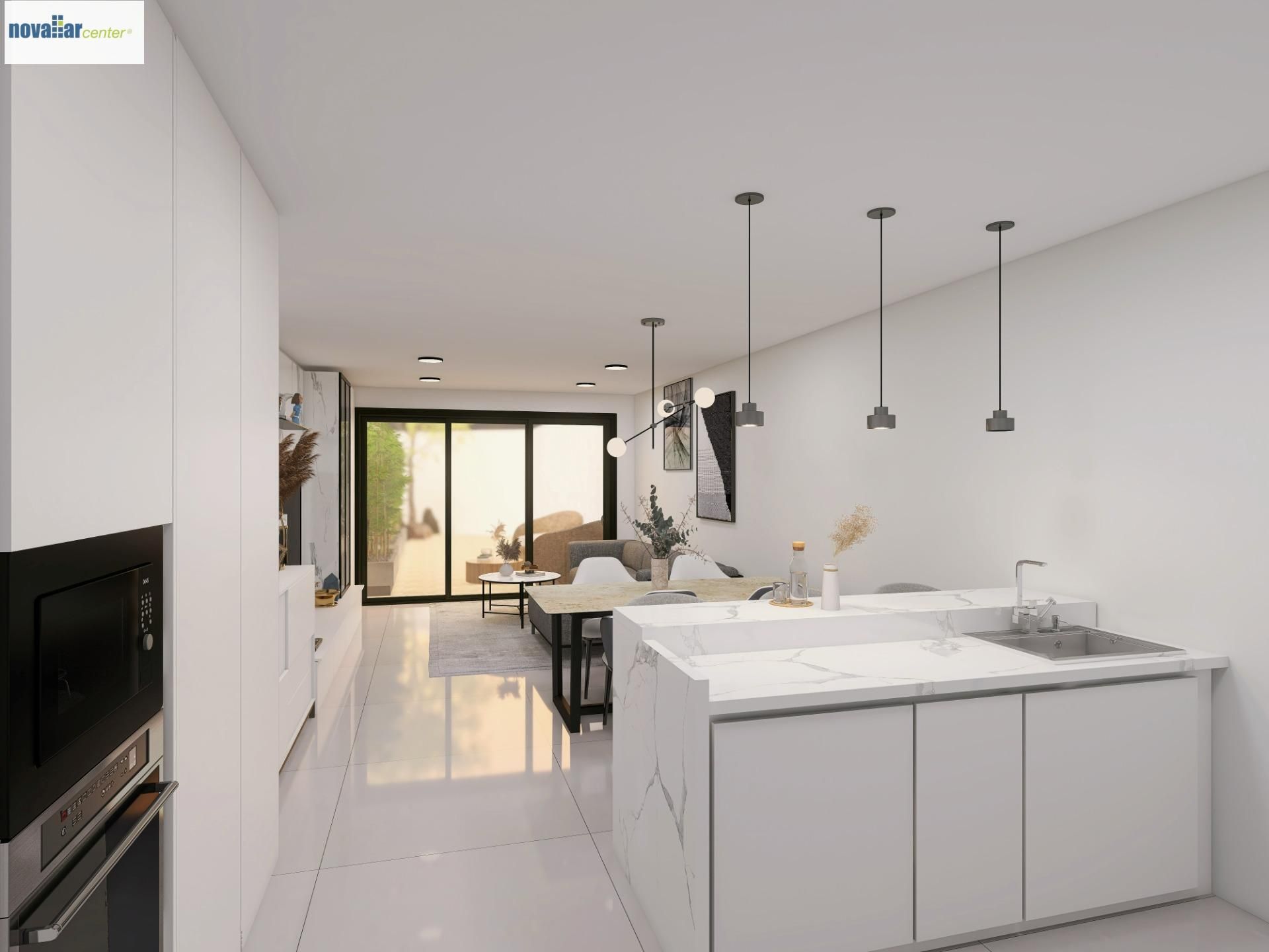 Cocina de Casa adosada en venta en Terrassa con Aire acondicionado, Calefacción y Jardín privado