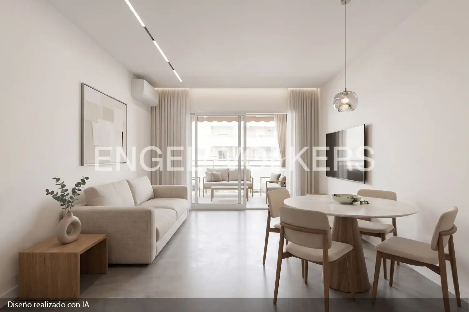 Sala de estar de Piso en venta en Benicasim / Benicàssim con Calefacción, Jardín privado y Terraza