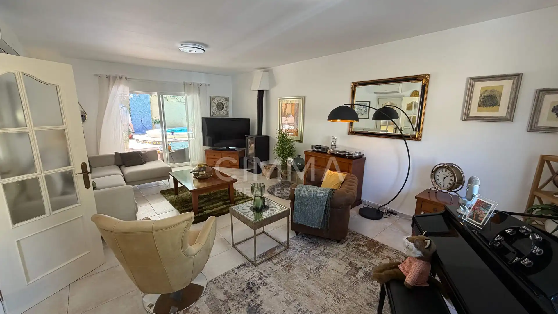 Living room of Detached homes for sale in L'Alfàs del Pi  with Air Conditioner, Heating and Terrace
