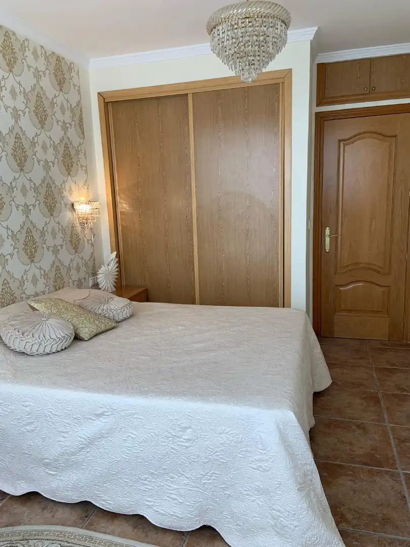 Bedroom of Flat for sale in Calpe / Calp  with Air Conditioner, Furnished and Balcony