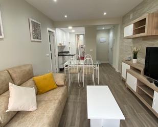 Sala d'estar de Pis de lloguer en Málaga Capital amb Moblat
