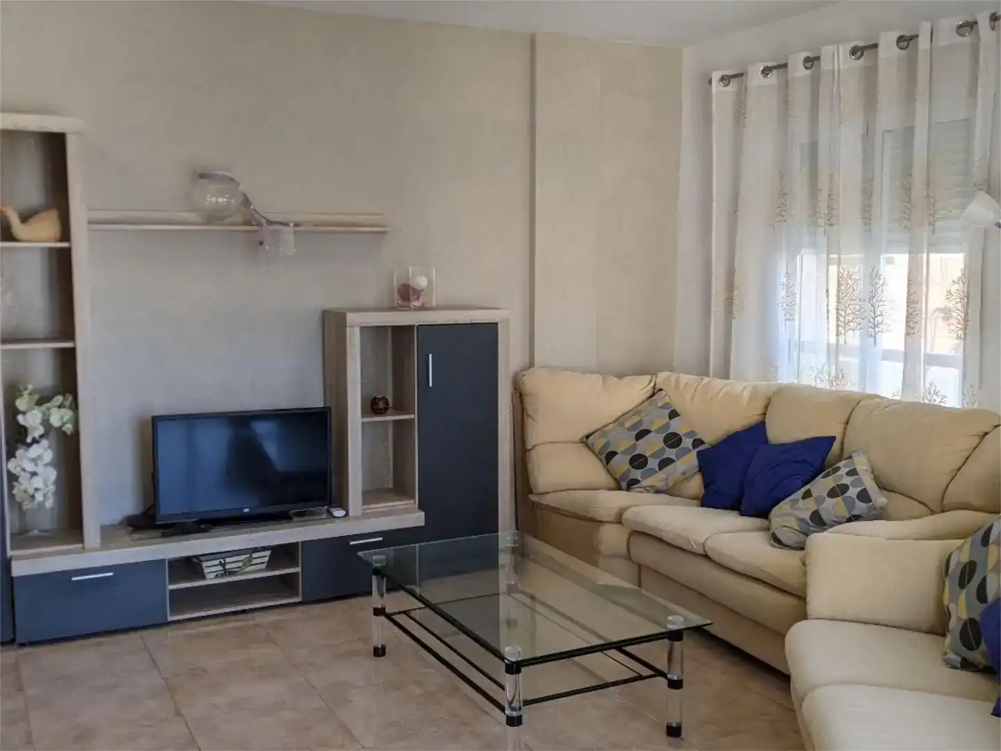Sala de estar de Piso de alquiler en San Javier con Aire acondicionado y Amueblado