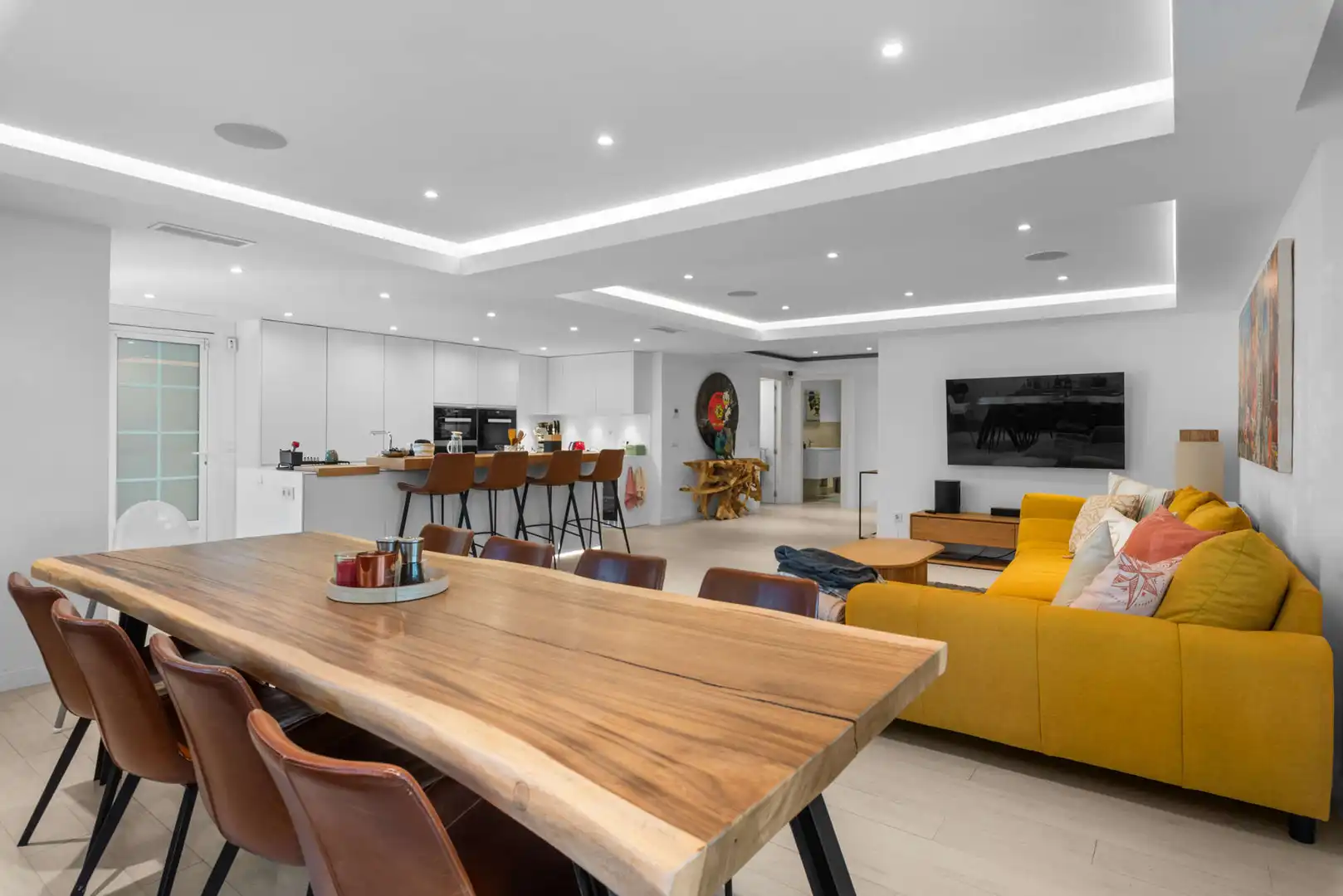 Wohnzimmer von Erdgeschoss zum Verkauf in Calvià mit Klimaanlage, Heizung und Terrasse