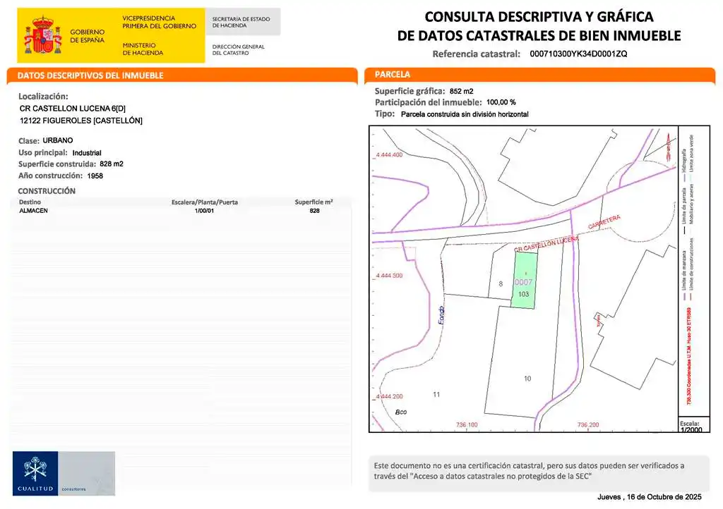 Nau industrial en venda en Figueroles