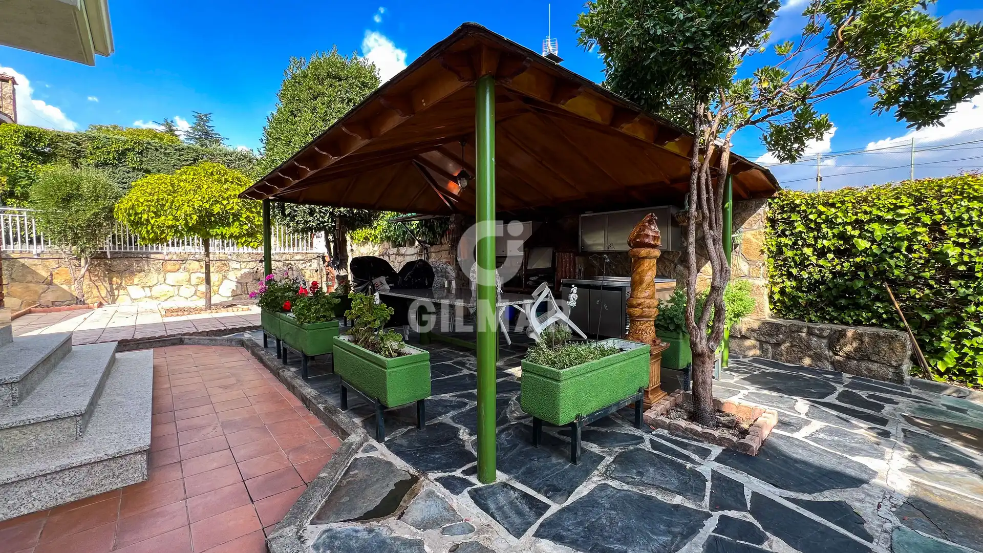 Terrassa de Casa o xalet en venda en Soto del Real amb Piscina