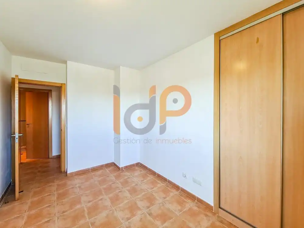 Bedroom of Flat for sale in Vera  with Air Conditioner, Private garden and Community pool
