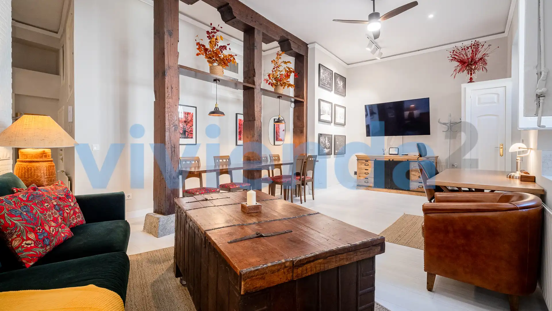 Sala de estar de Piso en venta en  Madrid Capital con Calefacción y Piscina