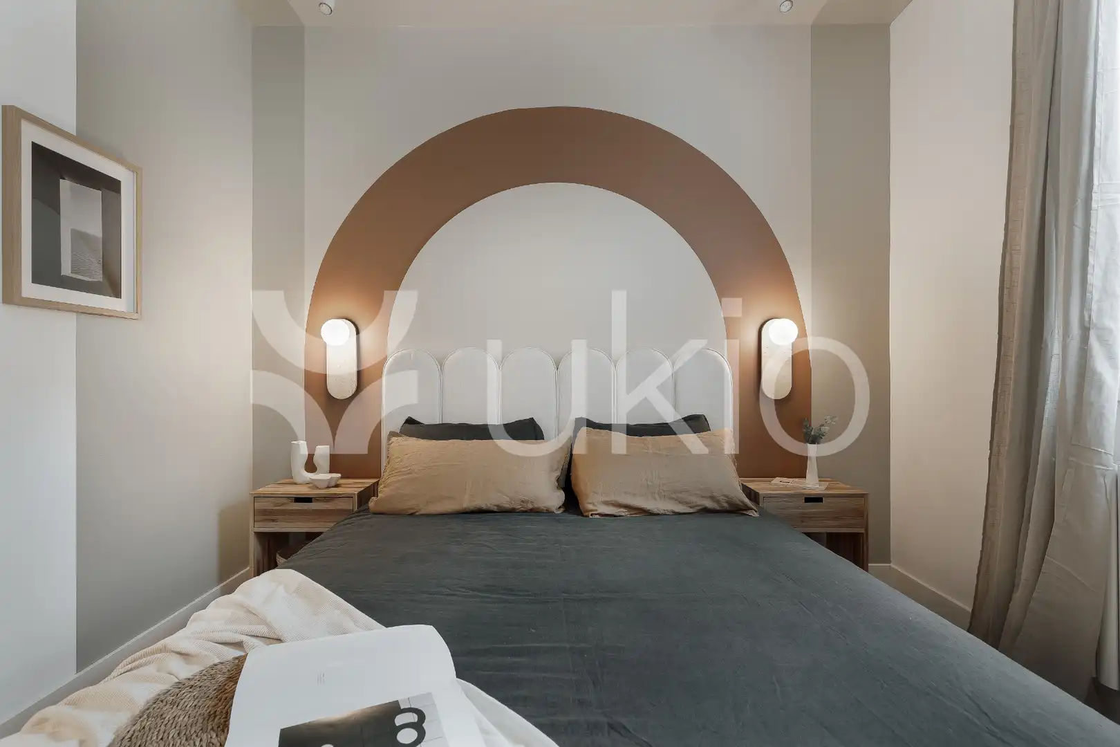 Habitación de Apartamento de alquiler en Madrid con Aire acondicionado, Calefacción y Terraza