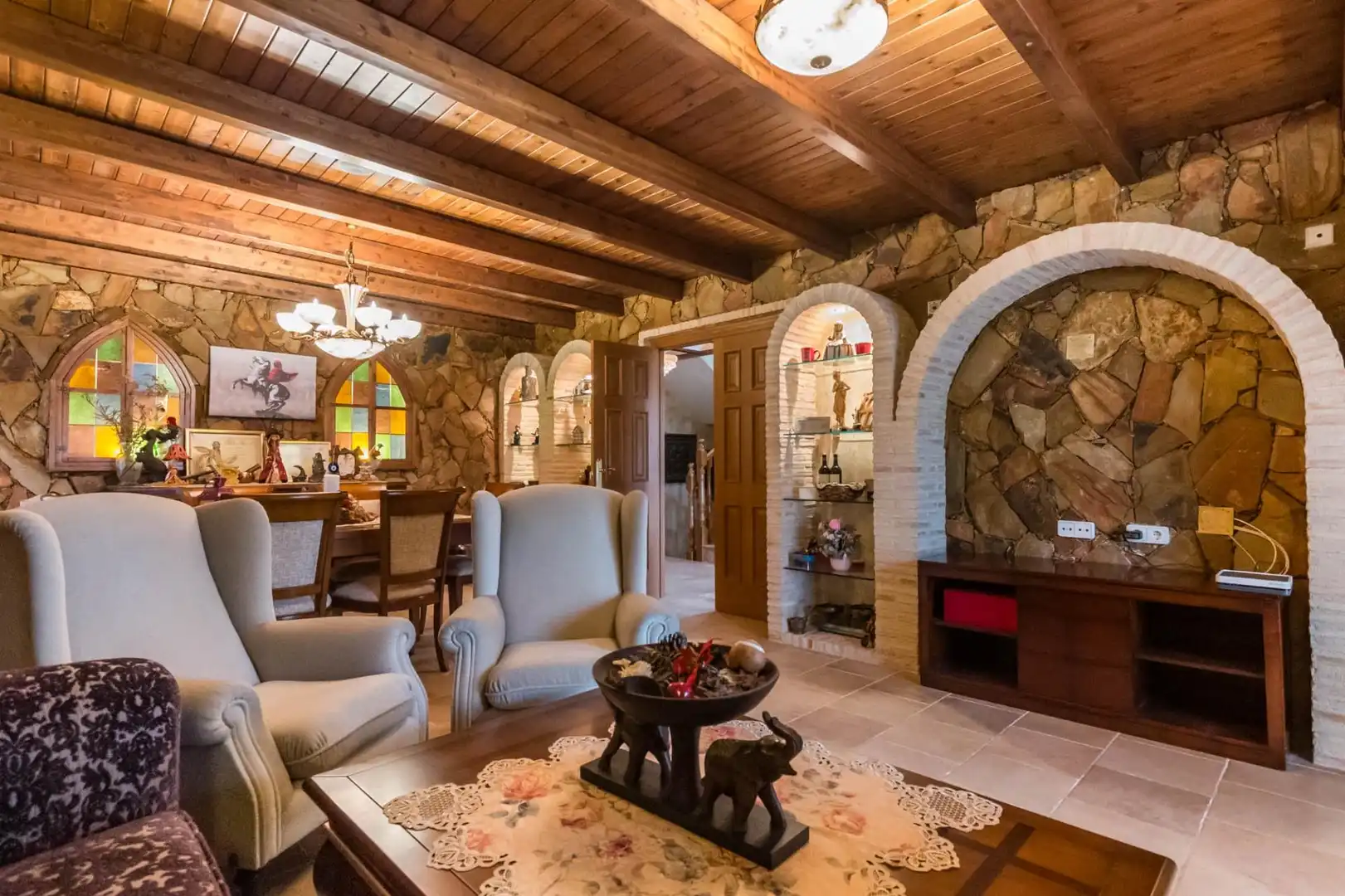 Sala de estar de Casa o chalet en venta en Molina de Segura con Aire acondicionado, Calefacción y Jardín privado