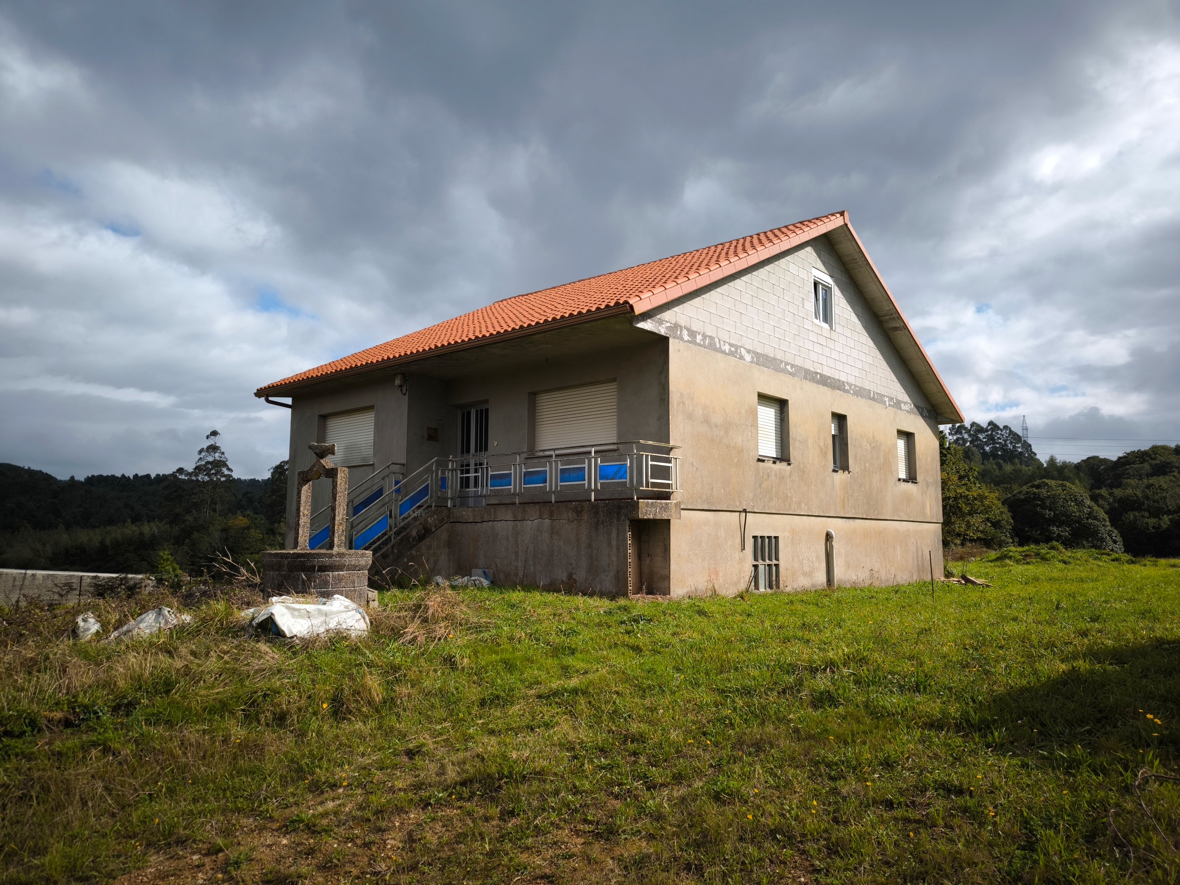 Vista exterior de Casa o xalet en venda en Cerceda