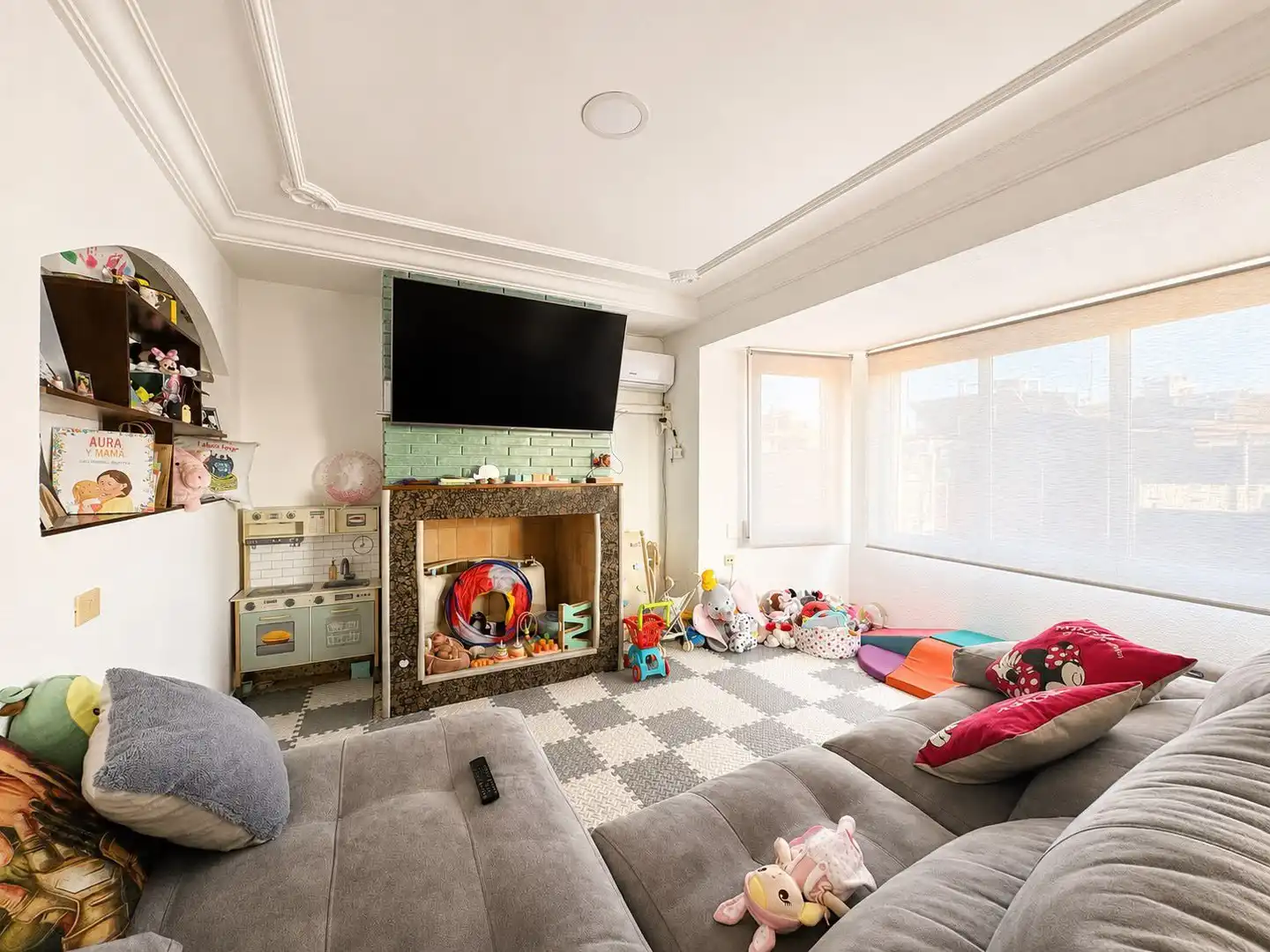 Living room of Flat for sale in Sueca  with Air Conditioner and Storage room