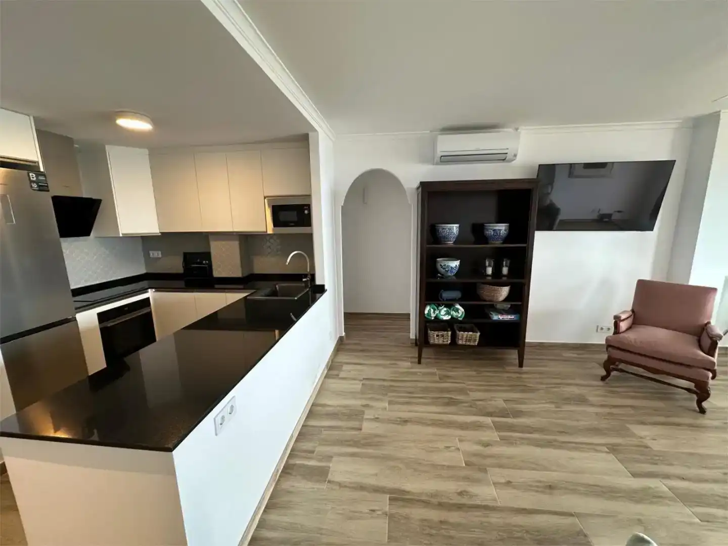 Kitchen of Flat for rent in Altea  with Air Conditioner, Swimming Pool and Balcony
