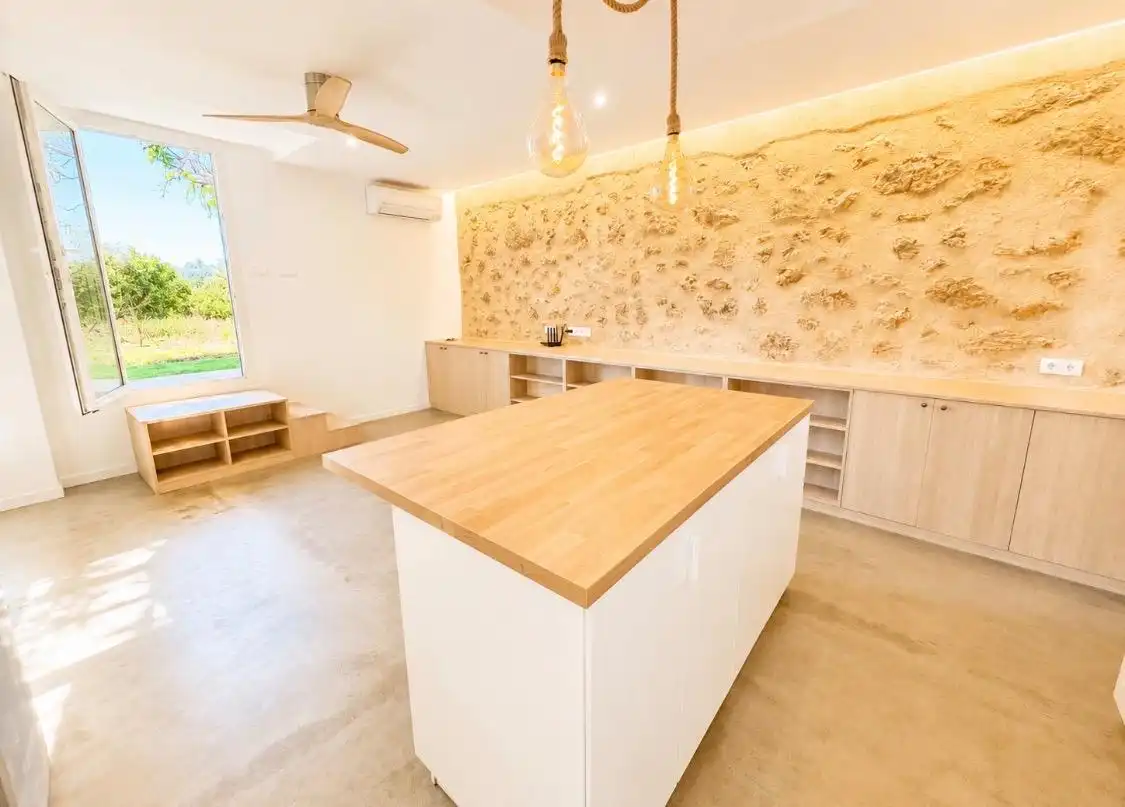 Cuina de Casa o xalet de lloguer en Algaida amb Aire condicionat i Jardí privat