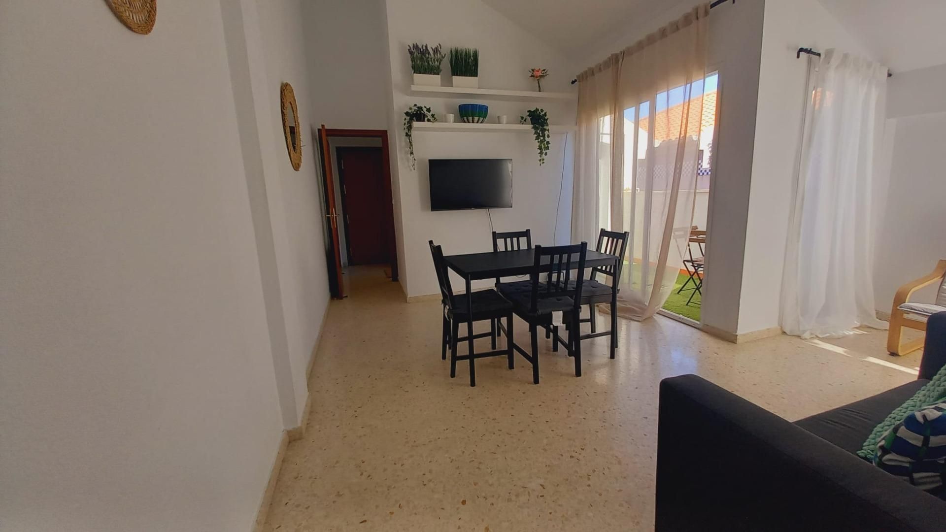 Living room of Flat to rent in Málaga Capital  with Air Conditioner and Terrace