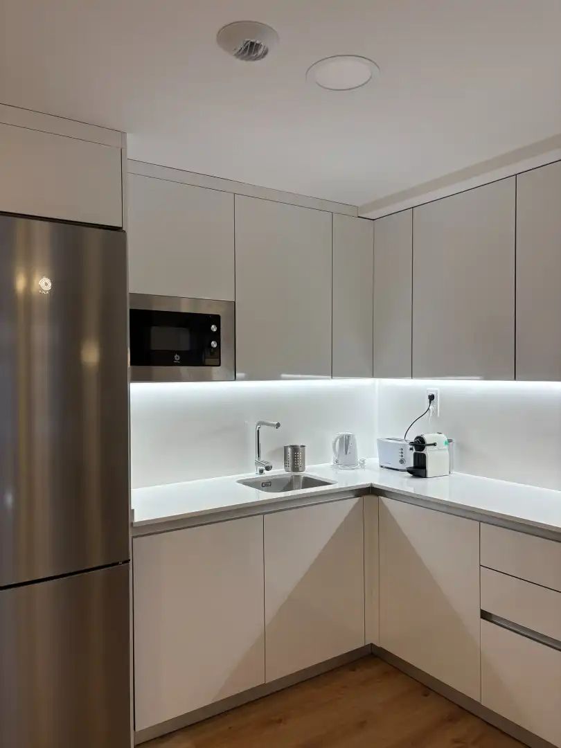 Kitchen of Flat for rent in Zaragoza  with Air Conditioner and Furnished