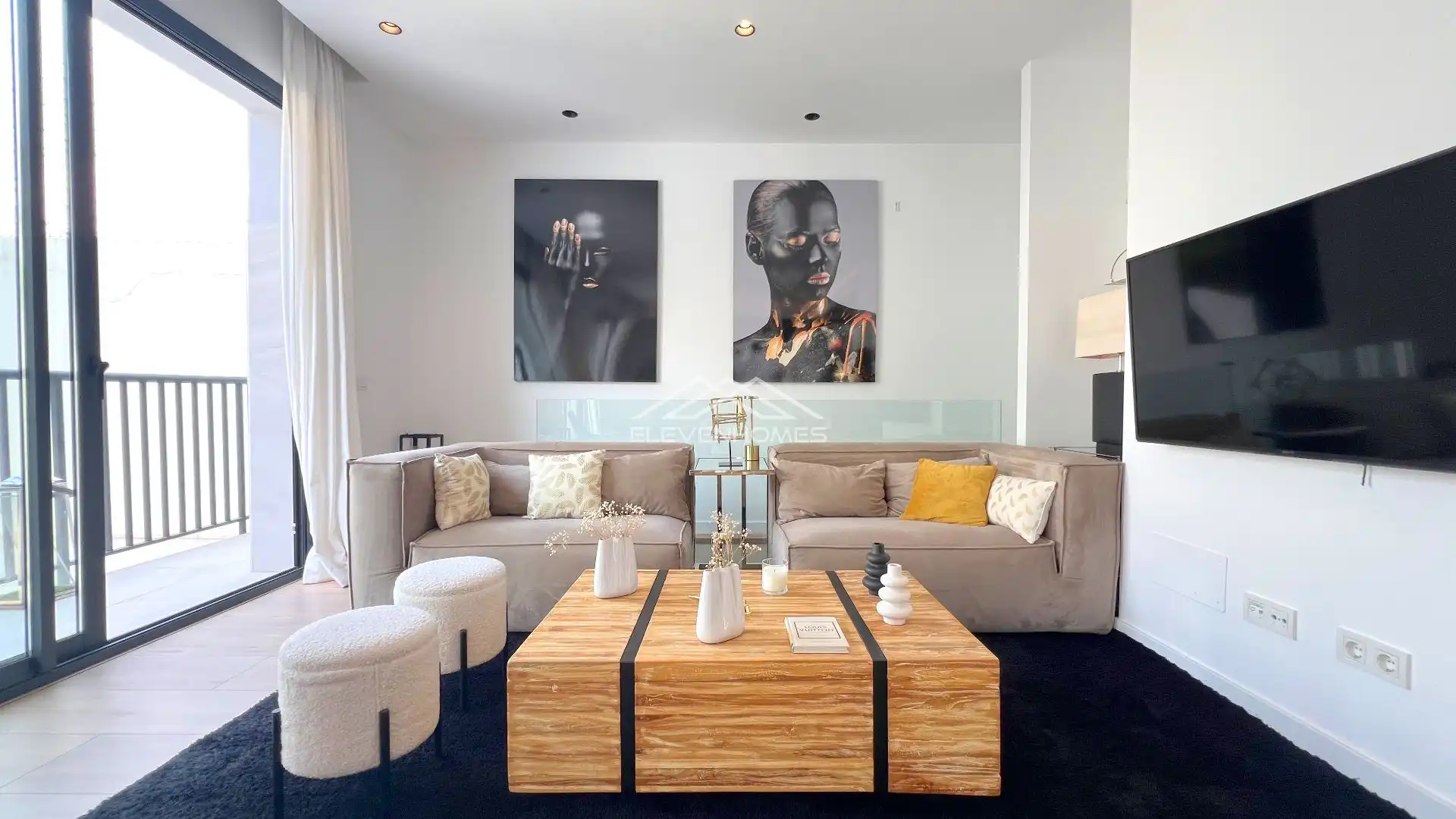 Sala de estar de Dúplex en venta en  Palma de Mallorca con Aire acondicionado, Calefacción y Piscina