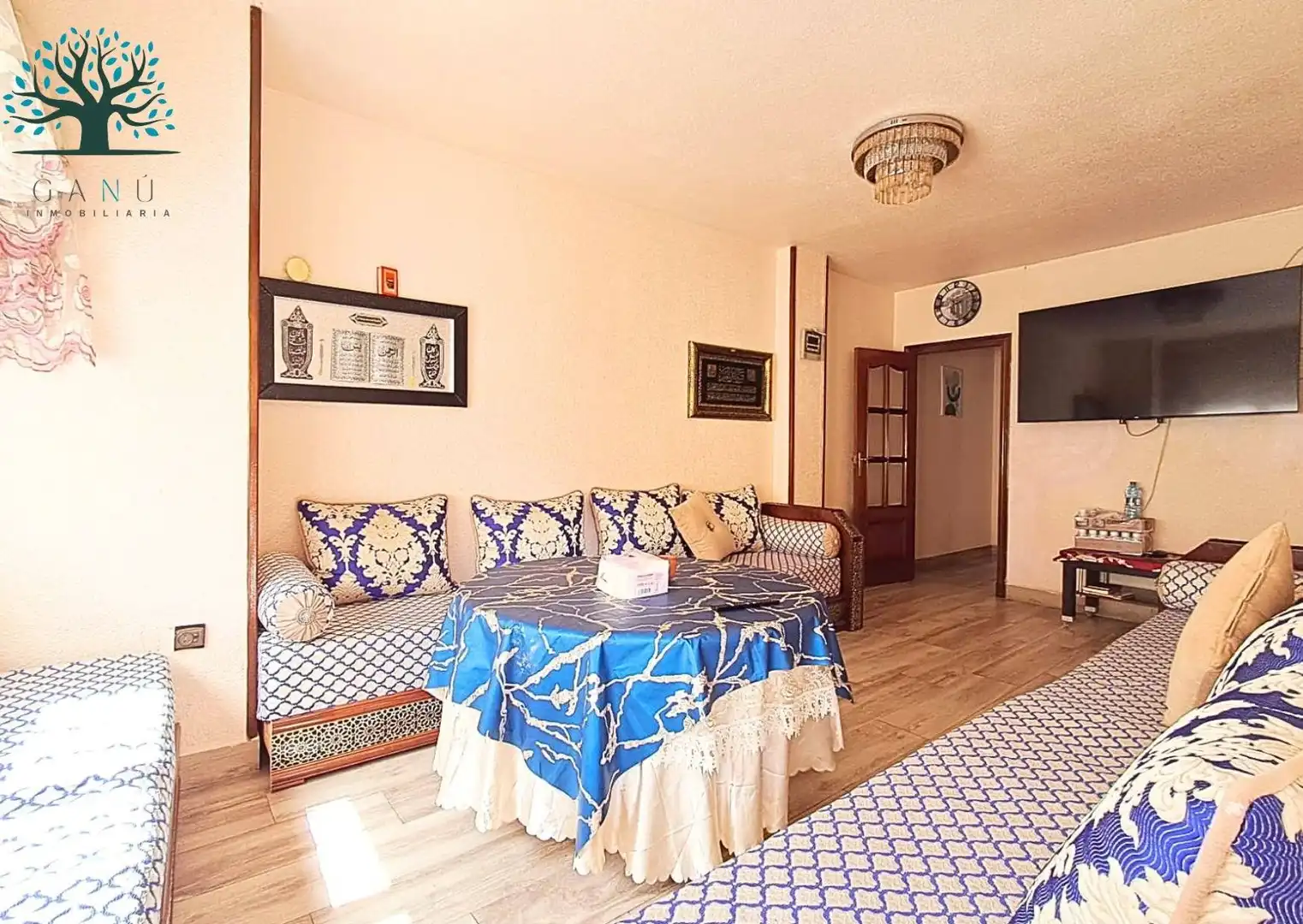 Sala de estar de Piso en venta en Mazarrón con Aire acondicionado, Terraza y Trastero