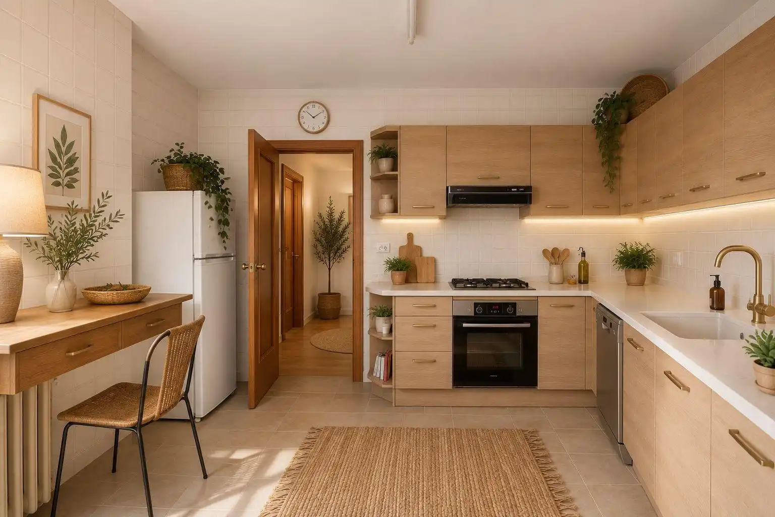 Küche von Wohnung zum Verkauf in Granada mit Heizung, Terrasse und Balkon