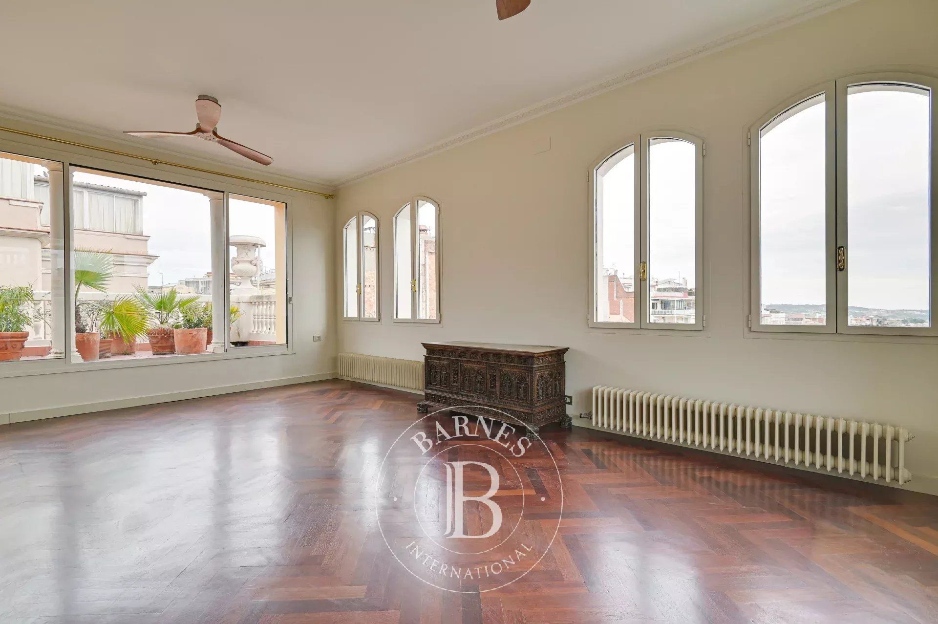 Living room of Flat to rent in  Barcelona Capital  with Air Conditioner, Heating and Terrace