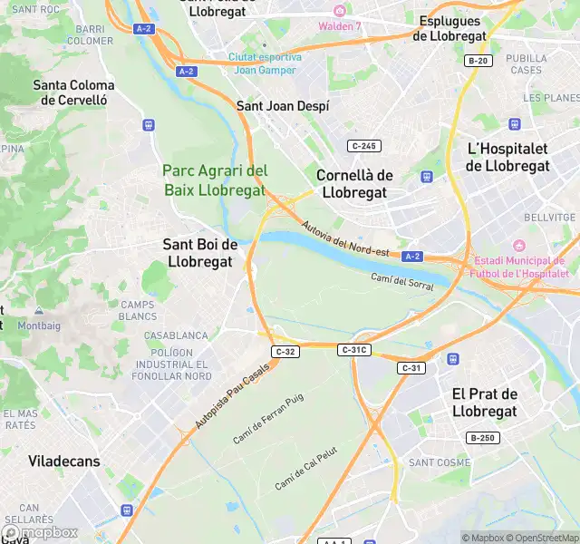 Vista exterior de Pis en venda en Sant Boi de Llobregat