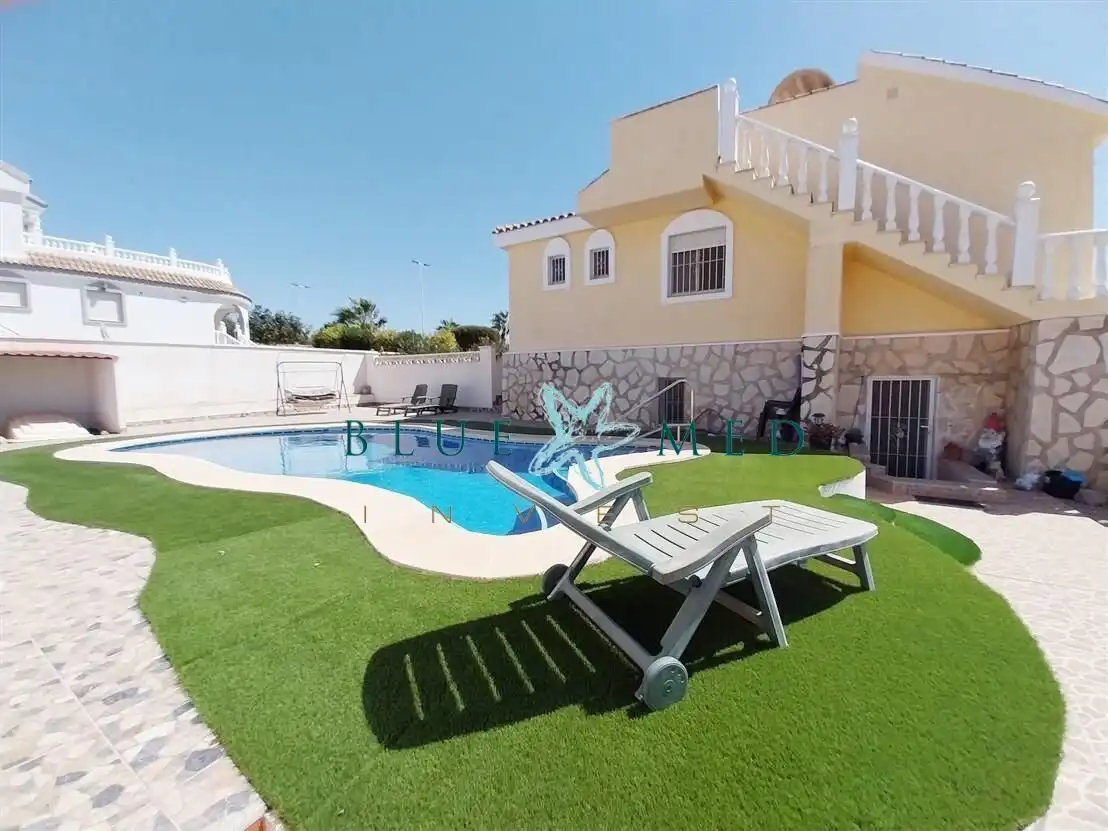 Piscina de Casa o chalet en venta en Mazarrón con Aire acondicionado, Calefacción y Jardín privado