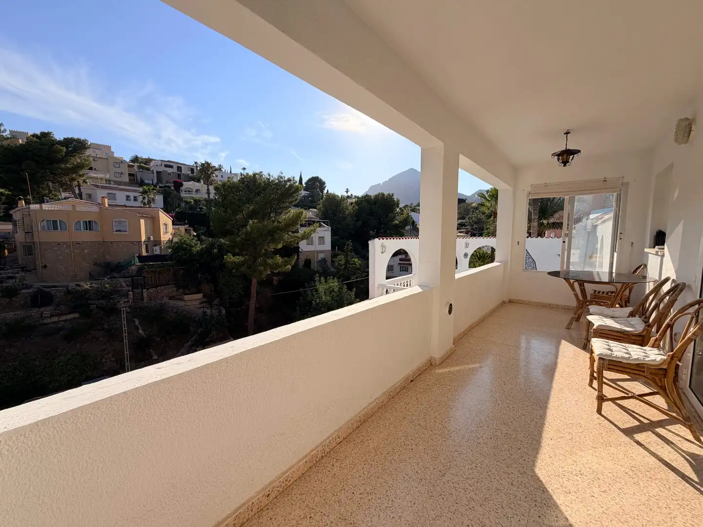 Terrassa de Casa o xalet en venda en La Nucia