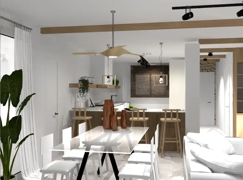 Cocina de Casa o chalet en venta en Sant Cebrià de Vallalta con Aire acondicionado, Calefacción y Jardín privado