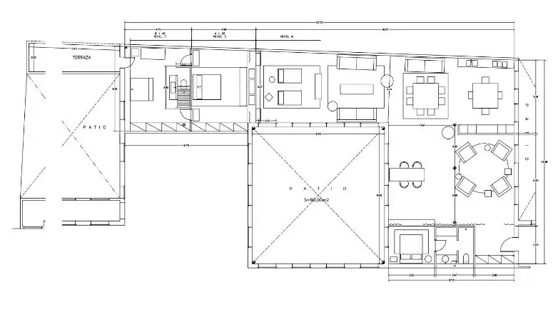 Loft zur Miete in Barcelona mit Klimaanlage, Heizung und Parkett