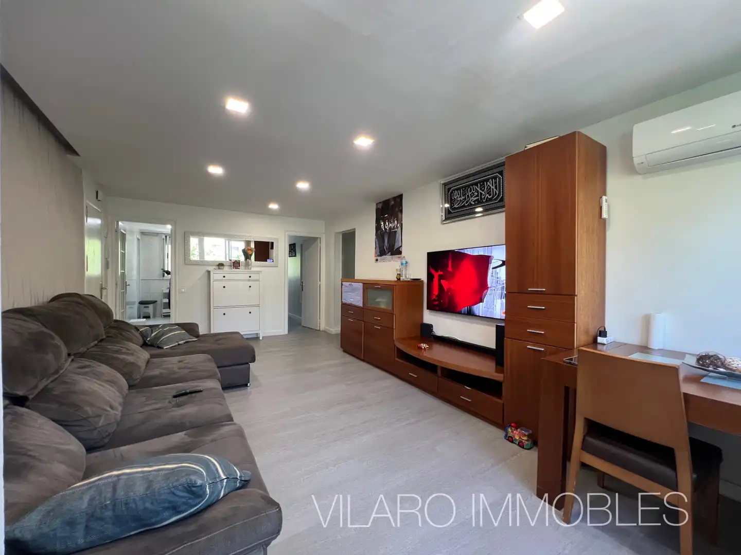 Sala de estar de Piso en venta en Terrassa con Aire acondicionado, Calefacción y Parquet