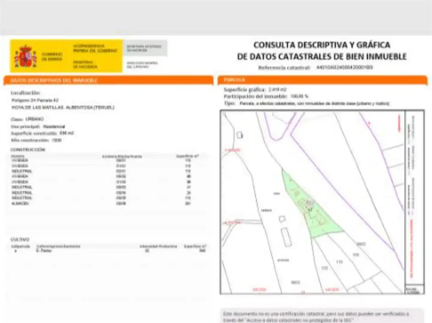 Piso en venta en Albentosa con Jardín privado, Trastero y Amueblado