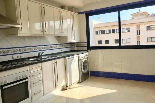 Kitchen of Flat to rent in  Palma de Mallorca  with Air Conditioner and Terrace