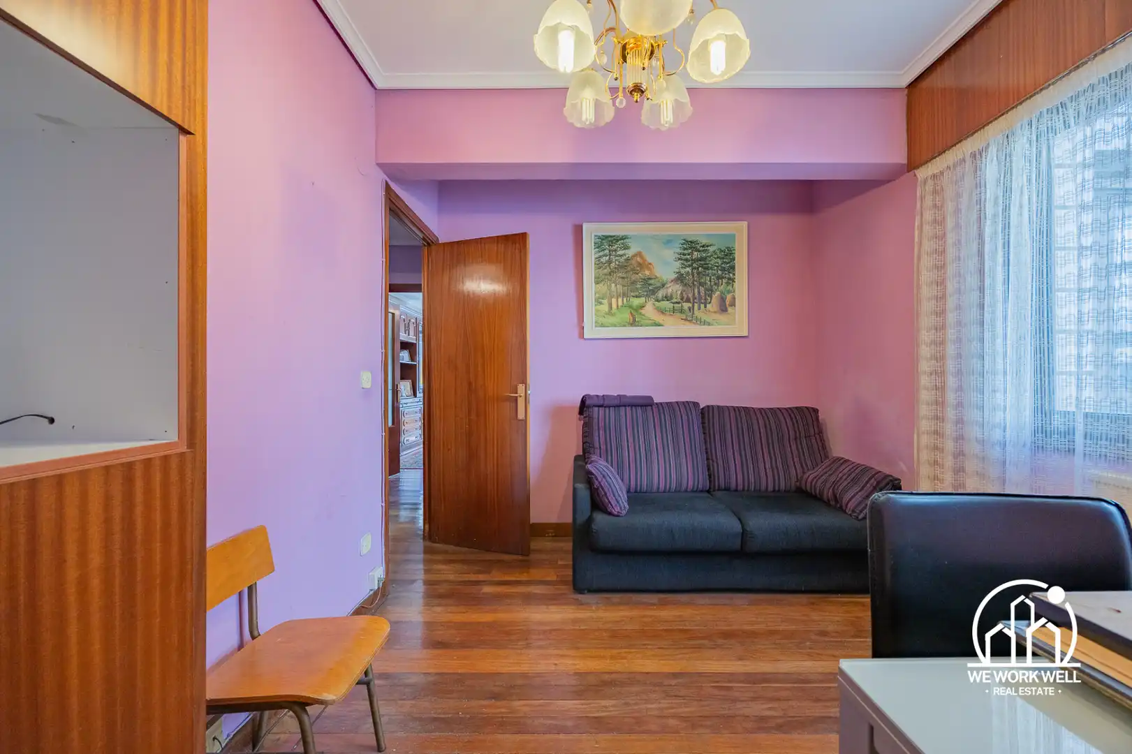 Sala de estar de Piso en venta en Bilbao  con Calefacción, Amueblado y Horno