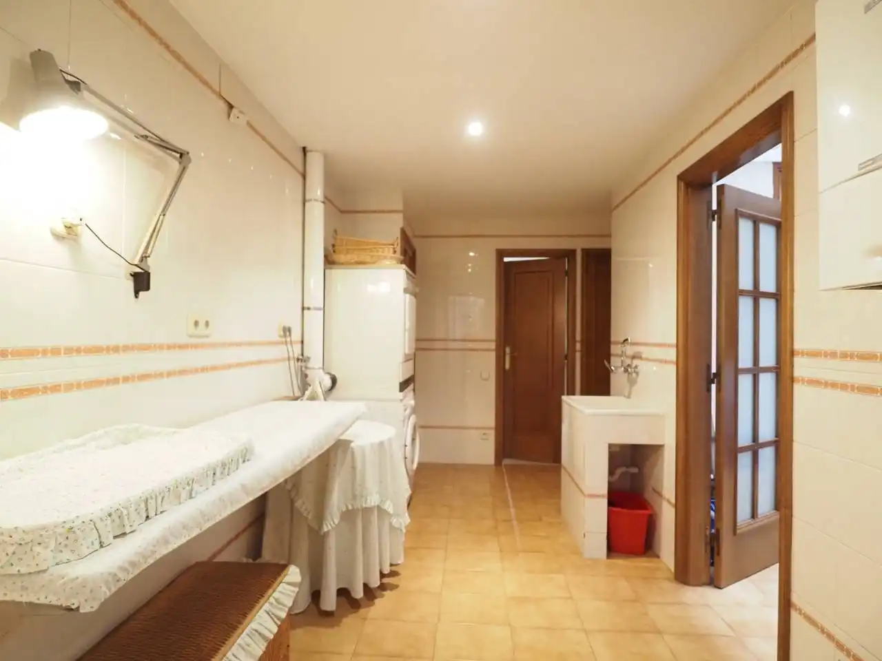 Badezimmer von Wohnung zum Verkauf in Granollers mit Heizung, Parkett und Terrasse