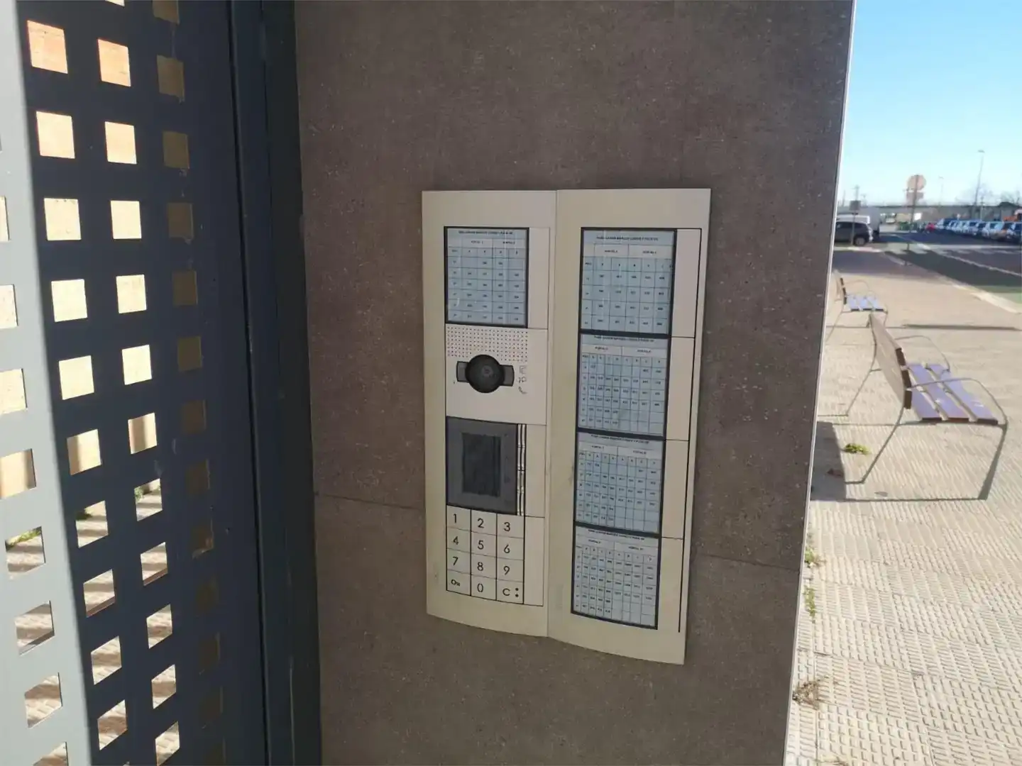 Parking of Flat for sale in Tudela  with Air Conditioner and Balcony