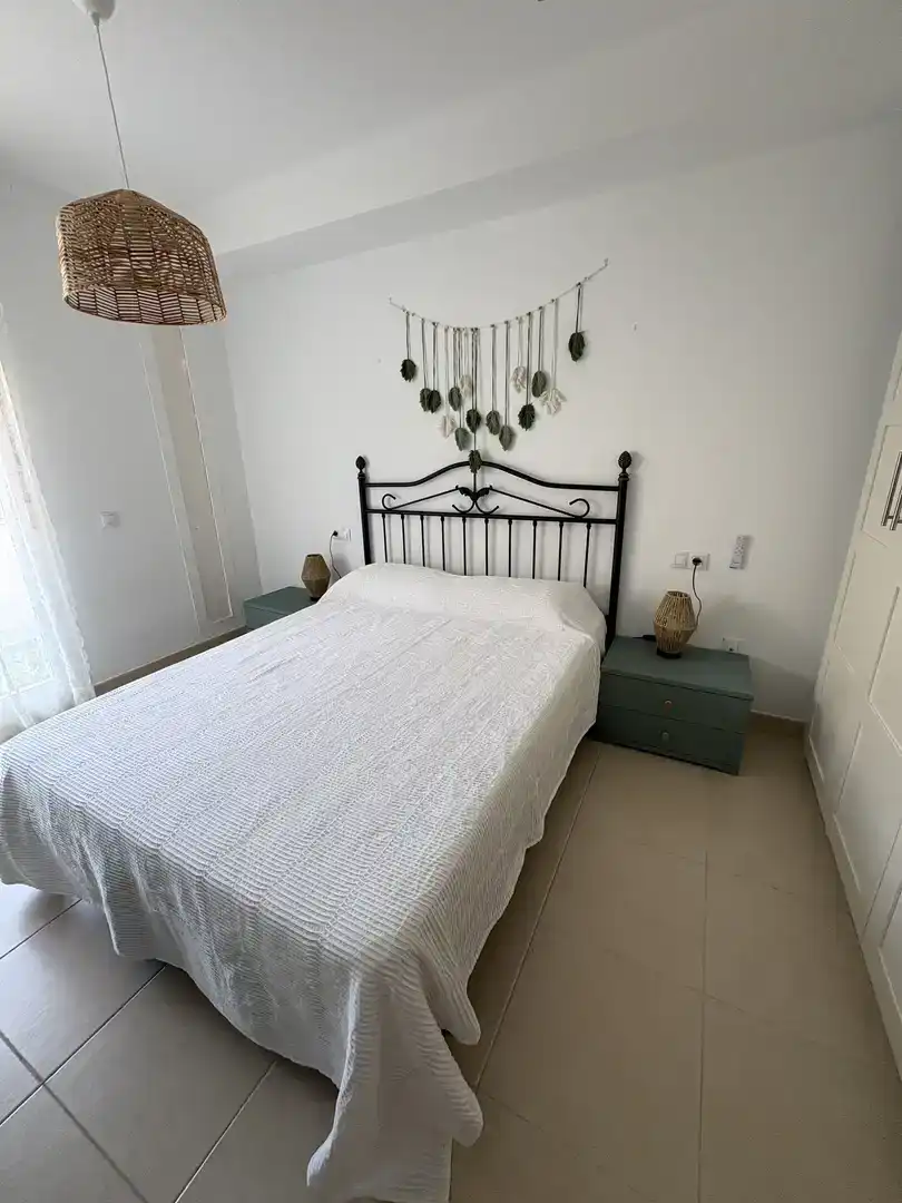 Schlafzimmer von Wohnung zur Miete in Carboneras mit Klimaanlage, Schwimmbad und Möbliert