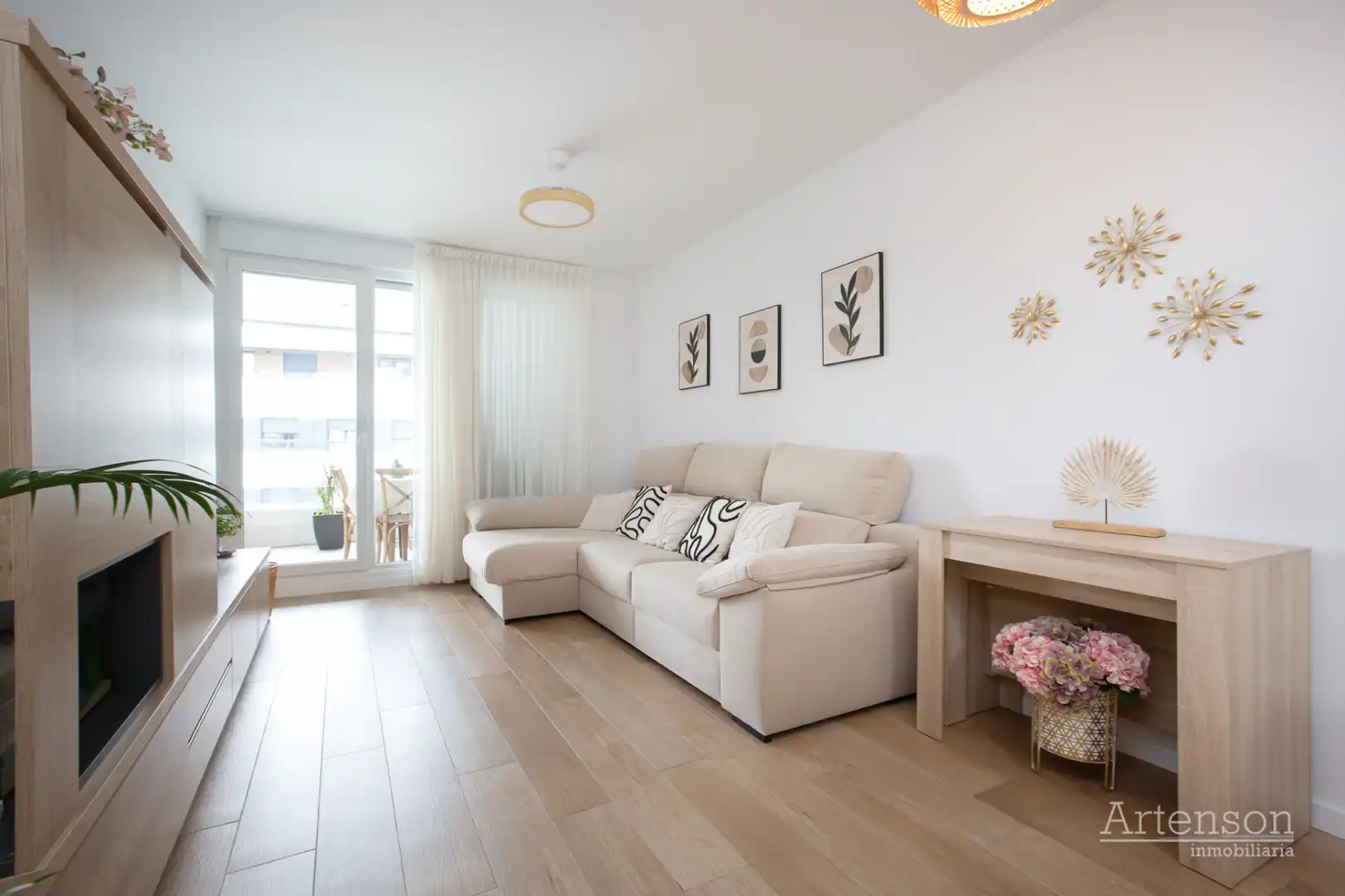 Sala de estar de Piso en venta en Berango con Calefacción, Terraza y Trastero