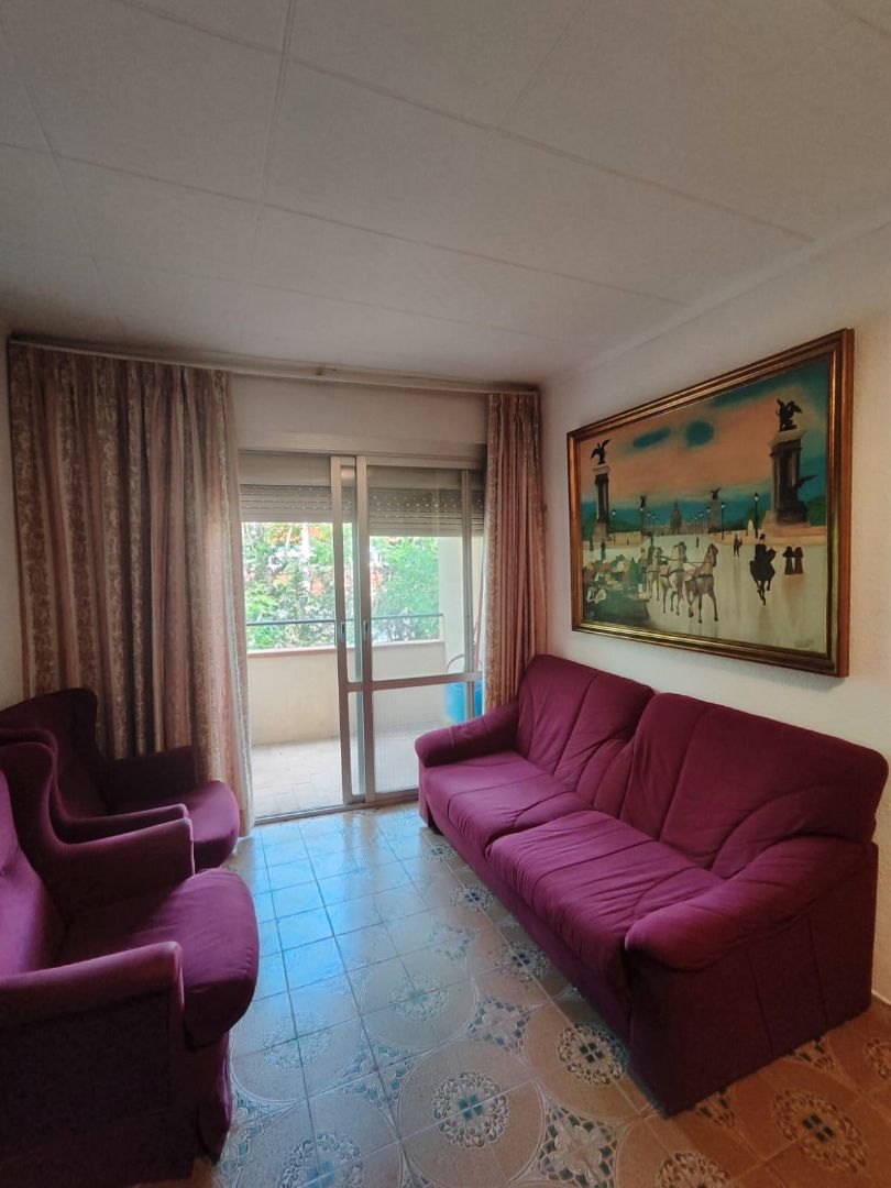Bedroom of Flat for sale in  Barcelona Capital  with Furnished, Balcony and Alarm
