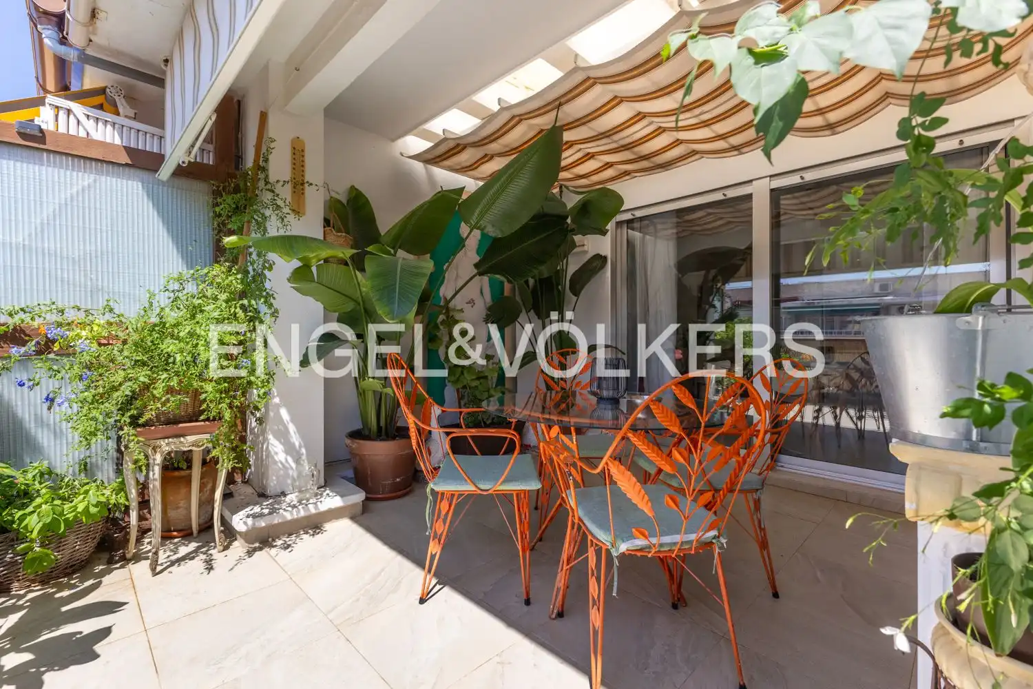 Terraza de Piso de alquiler en Cullera con Calefacción, Terraza y Amueblado