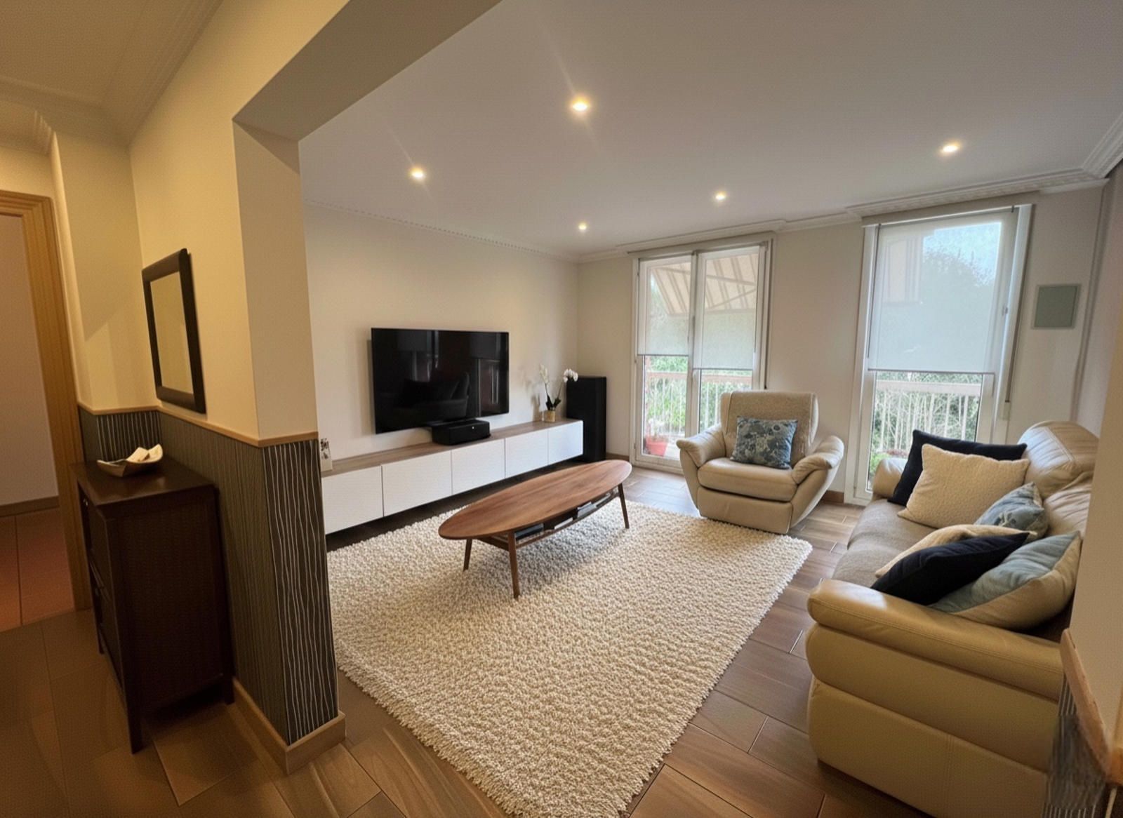 Living room of Flat for sale in Irun   with Air Conditioner, Heating and Storage room