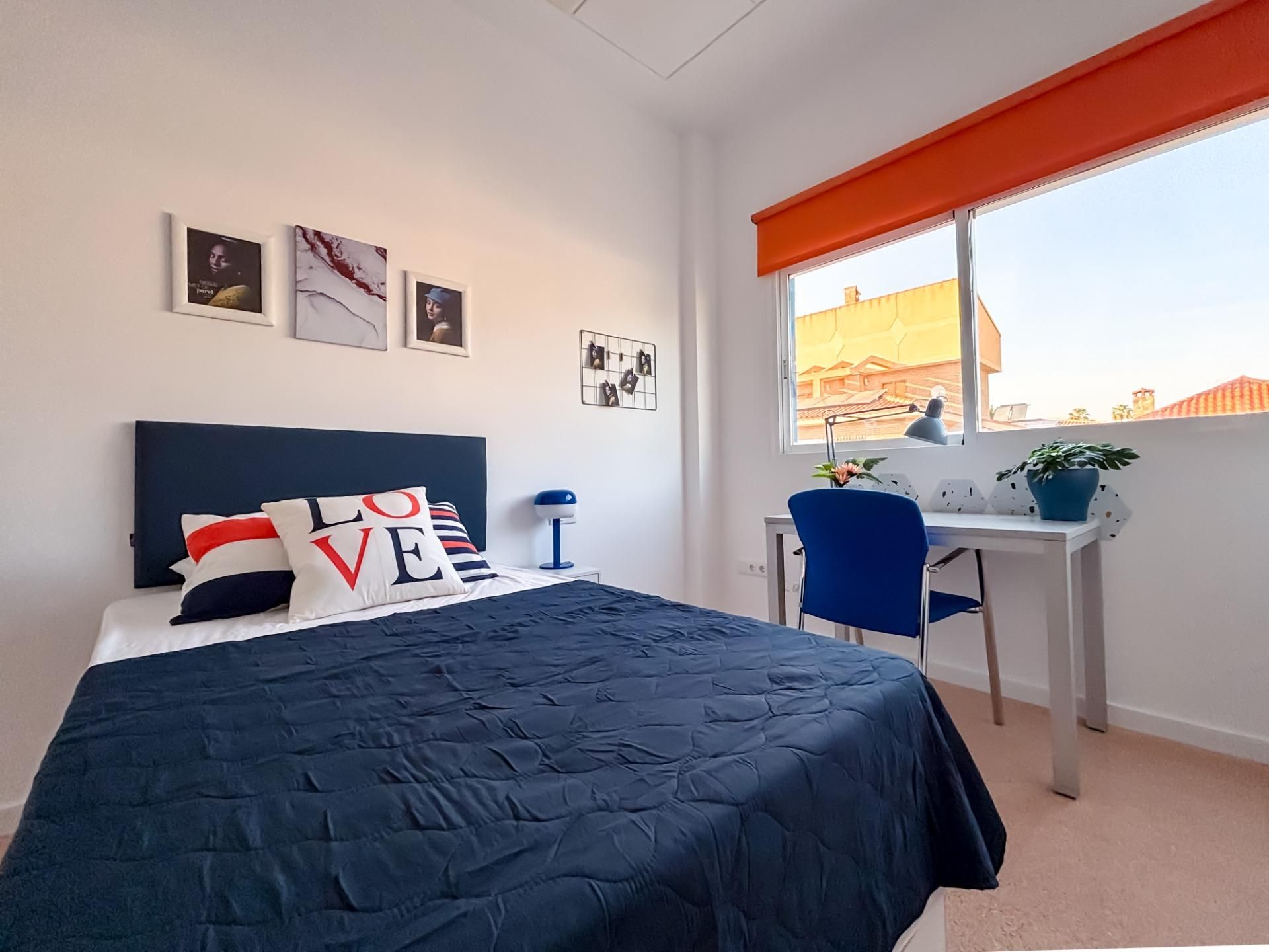 Dormitori de Pis per a compartir en San Vicente del Raspeig / Sant Vicent del Raspeig amb Aire condicionat, Calefacció i Jardí privat