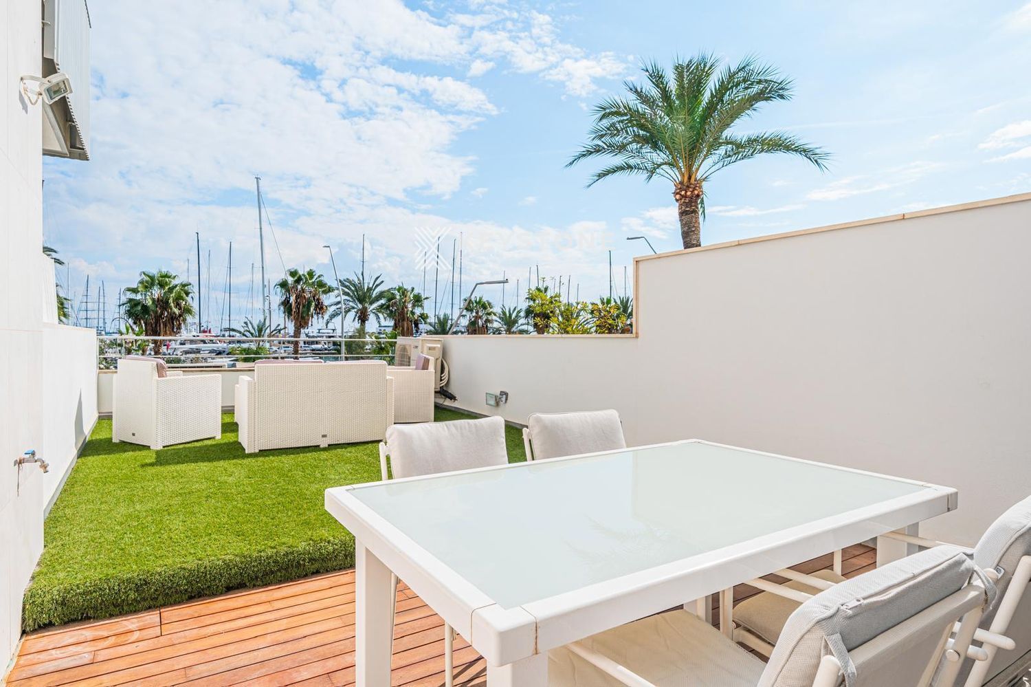 Terraza de Piso de alquiler en  Palma de Mallorca con Aire acondicionado, Terraza y Amueblado