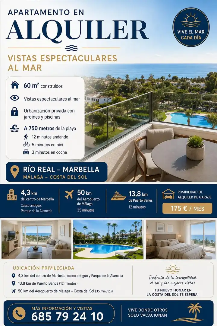 Vista exterior de Apartamento de alquiler en Marbella
