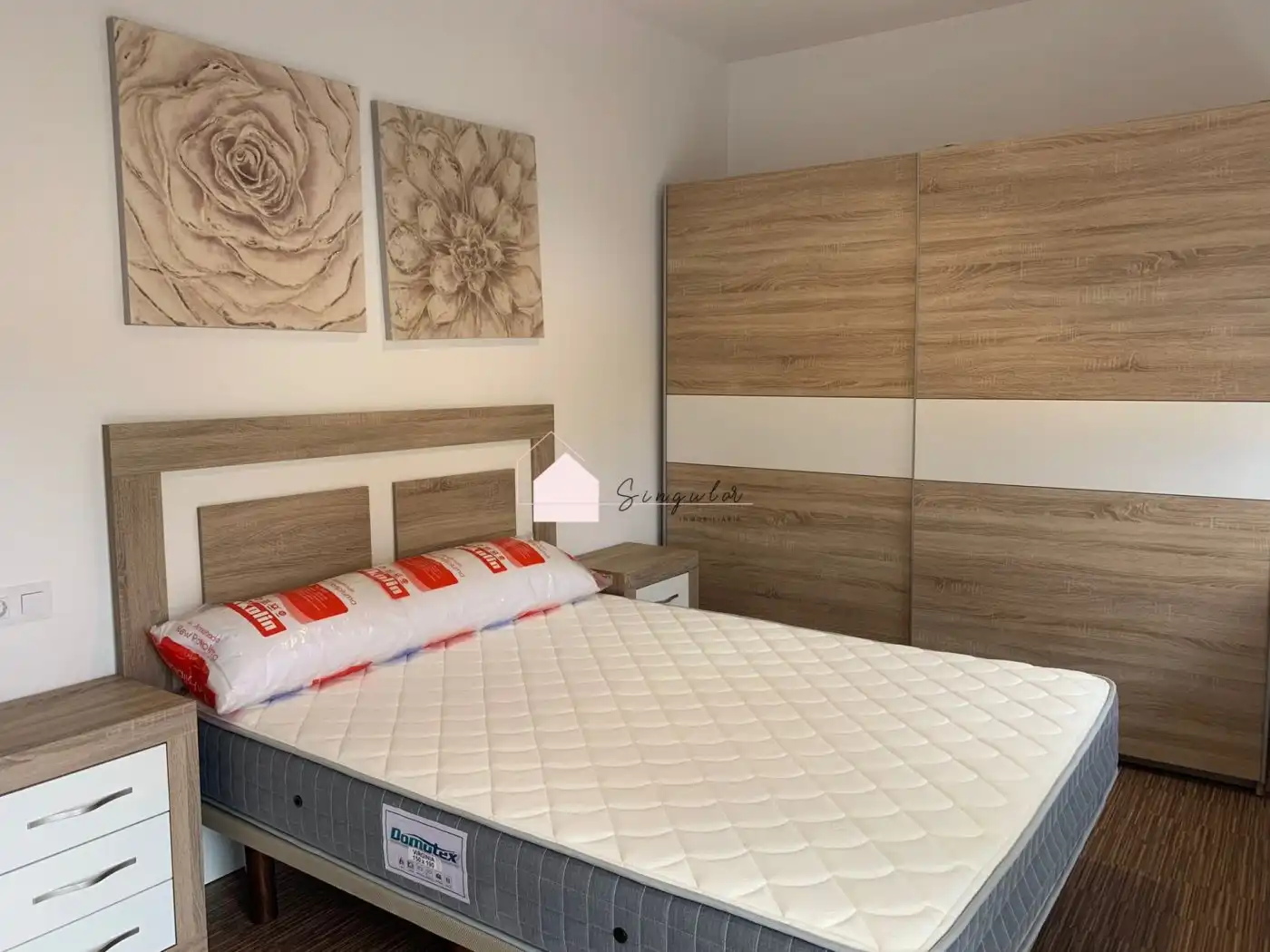 Schlafzimmer von Wohnung zur Miete in Mos mit Heizung, Terrasse und Abstellraum