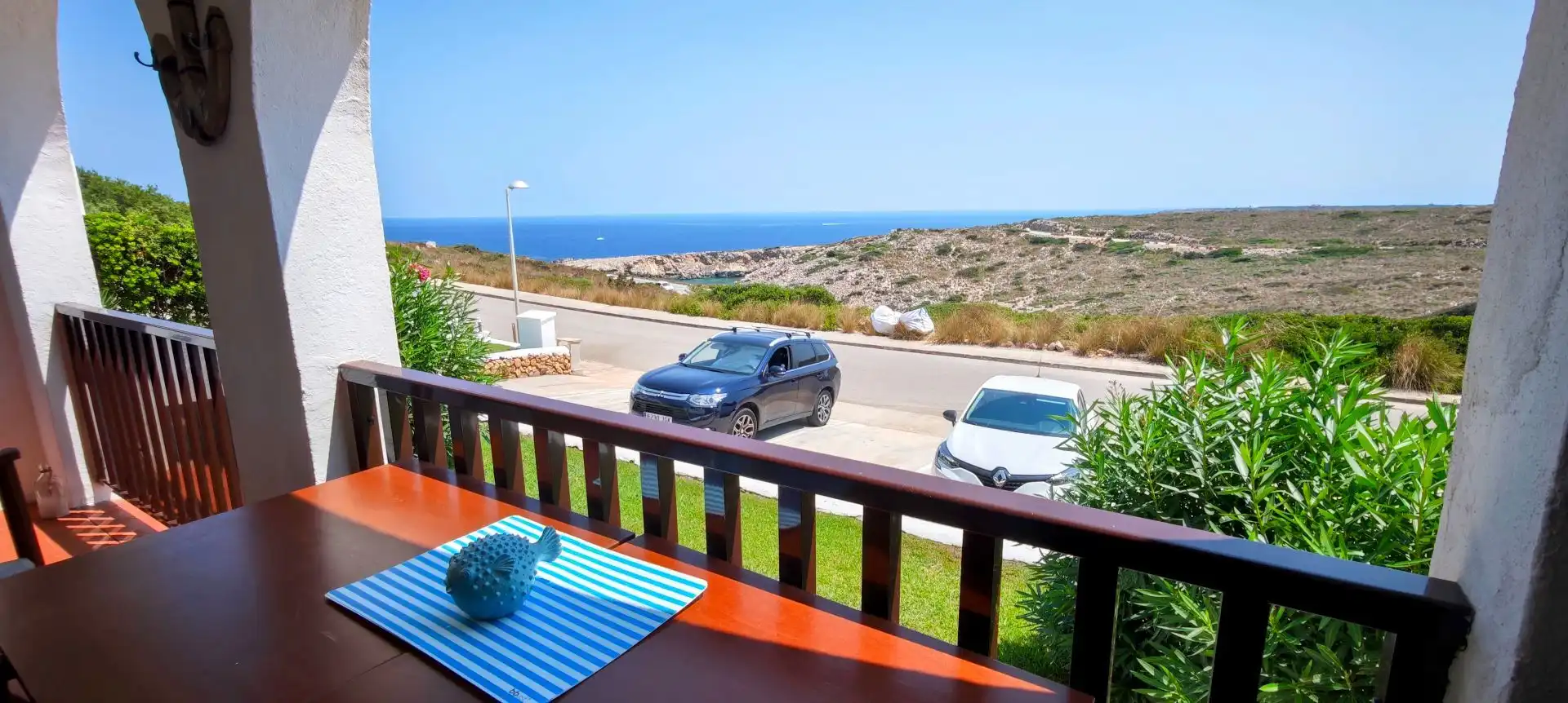 Terrasse von Wohnungen zum Verkauf in Es Mercadal mit Gemeinschaftspool