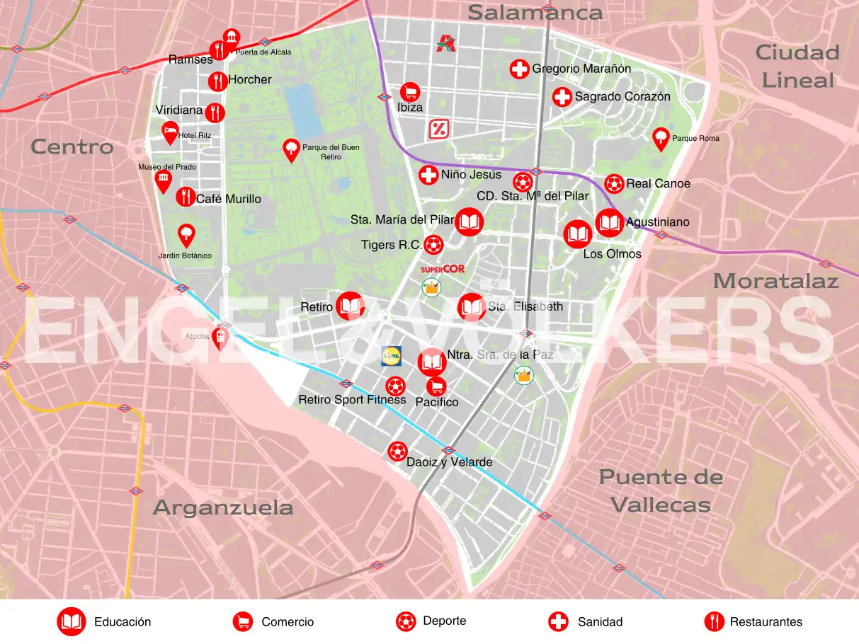 Vista exterior de Pis de lloguer en Retiro