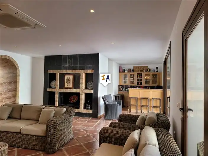 Sala de estar de Casa adosada en venta en Casariche con Aire acondicionado, Terraza y Trastero
